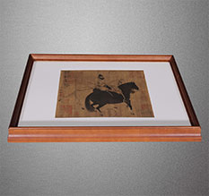 单县书画装裱配框服务案例